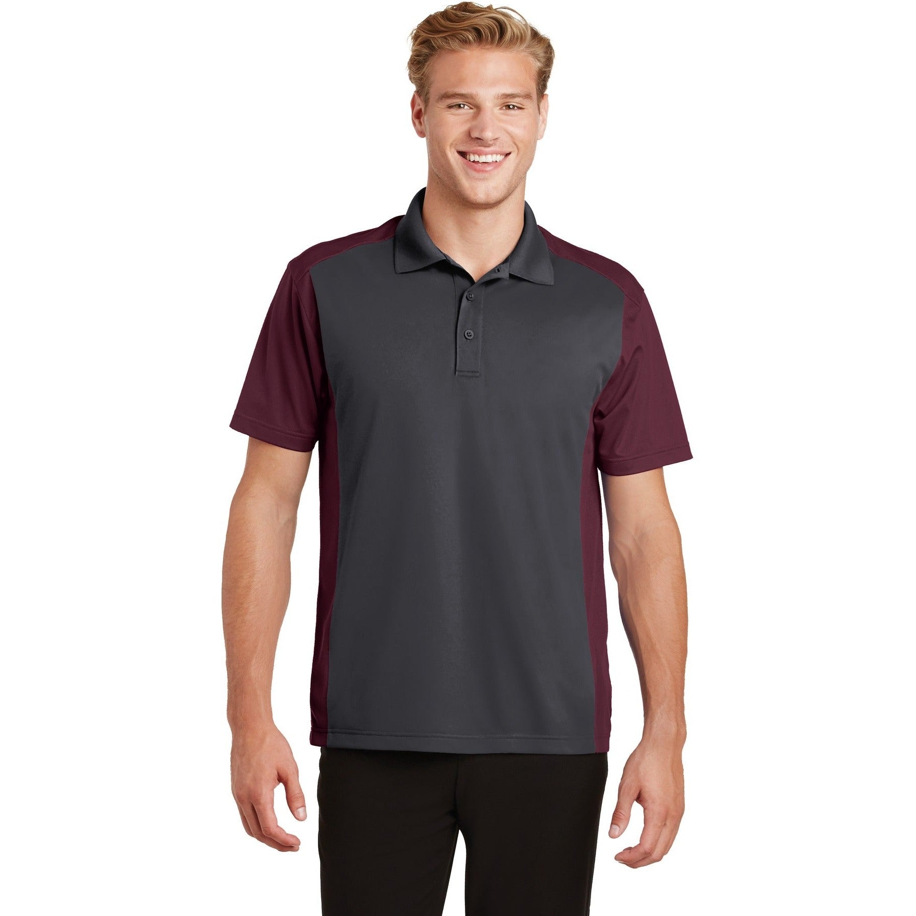 Sport-Tek-Sport-Tek® Colorblock Micropique Sport-Wick® Polo. ST652-MedTech-3
